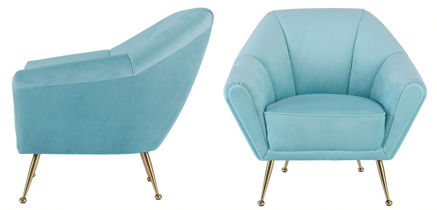 Кресло Brunner Chair light blue Кресло Brunner Chair light blue - Loft-Concept в Орле