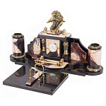 Настольный письменный набор из яшмы с декором в виде орла Manager Organizer варинант исполнения - 2 | Loft Concept в Орле