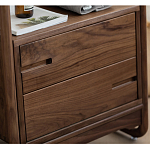 Вешалка деревянная с 2- мя ящиками Moon Walnut Furniture варинант исполнения - 8 | Loft Concept в Орле