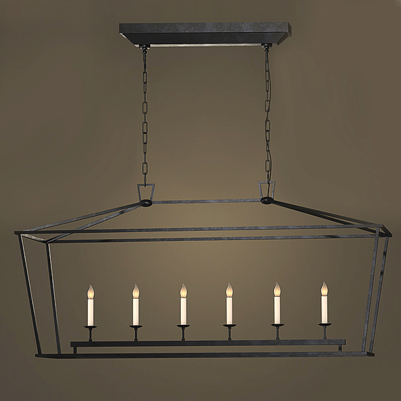 Люстра Linear Pendant Black Черный в Орле | Loft Concept 