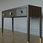 Дизайнерский Письменный стол Elsa Dreams Walnut с тремя ящиками варинант исполнения - 2 | Loft Concept в Орле