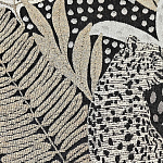 Мебельная ткань Шенилл коричневый принт 280 см T2-146 варинант исполнения - 2 | Loft Concept в Орле