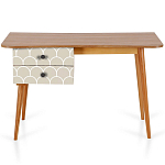 Письменный стол с принтом на ящиках Elise Desk варинант исполнения - 4 | Loft Concept в Орле