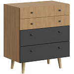 Комод с принтом на ящиках Elise Chest of Drawers варинант исполнения - 10 | Loft Concept в Орле