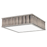 Потолочный светильник квадратный с гофрированным абажуром цвета графит Millennium варинант исполнения - 2 | Loft Concept в Орле