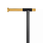 Держатель для туалетной бумаги с подвесным ершиком Black Bathroom Accessory варинант исполнения - 3 | Loft Concept в Орле