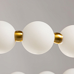 Люстра круглая с матовыми белыми шарами PEARLS Suspension варинант исполнения - 8 | Loft Concept в Орле