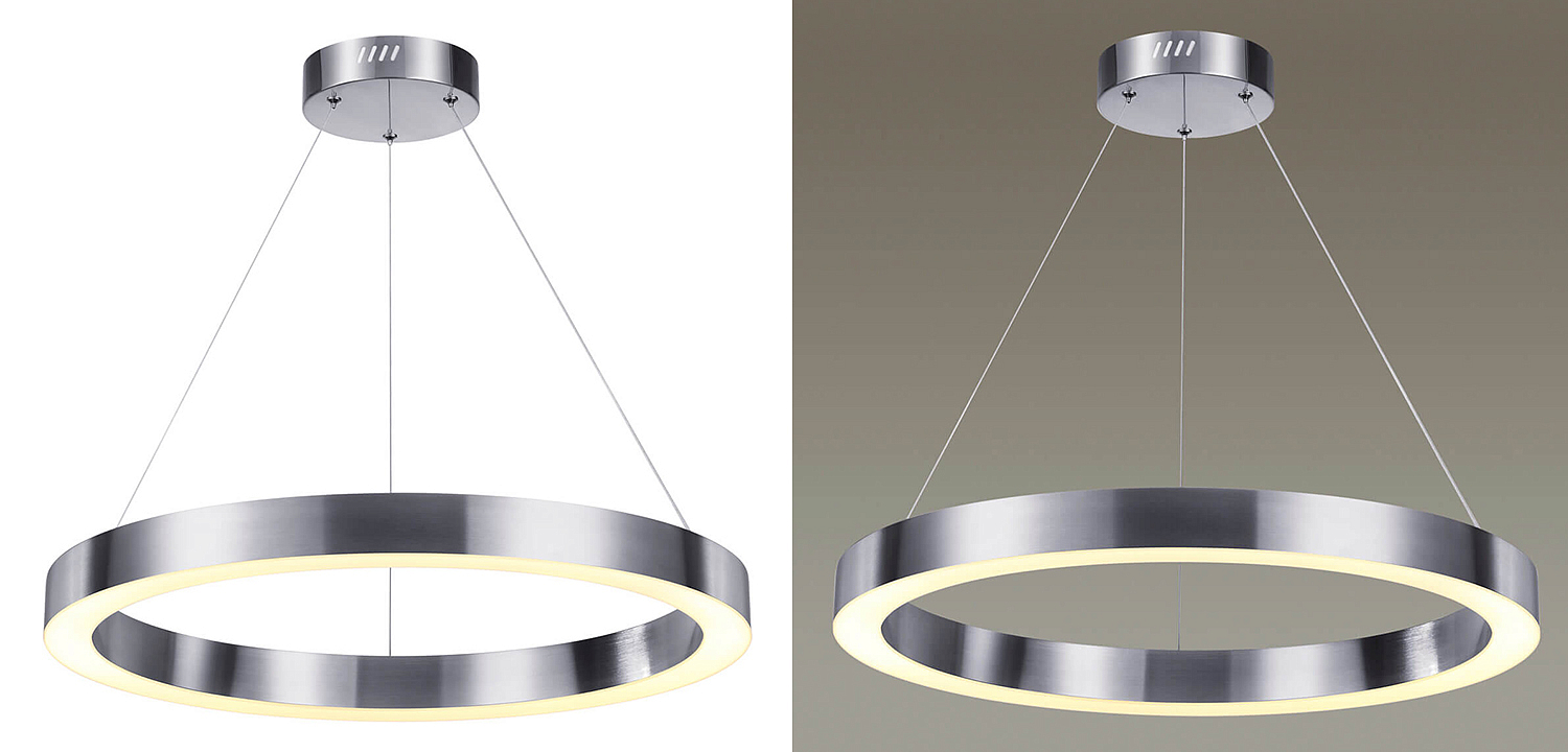 Подвесной светильник Nickel Ribbon Ring 60 Подвесной светильник Nickel Ribbon Ring 60 - Loft-Concept в Орле