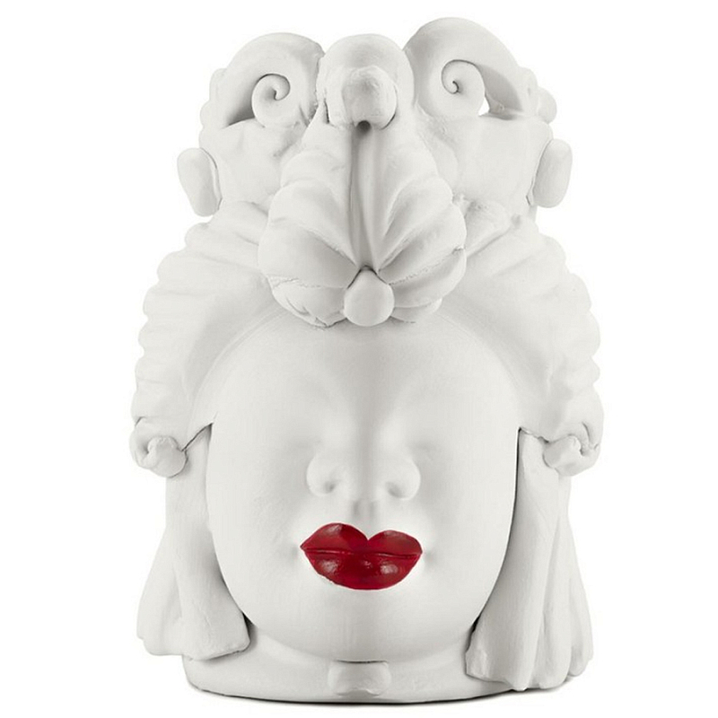 Ваза Vase Moro Lady Small Lipstick Белый Красный в Орле | Loft Concept 