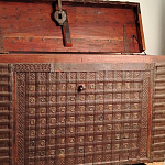 Большой Этнический сундук с металлическим декором  варинант исполнения - 1 | Loft Concept в Орле