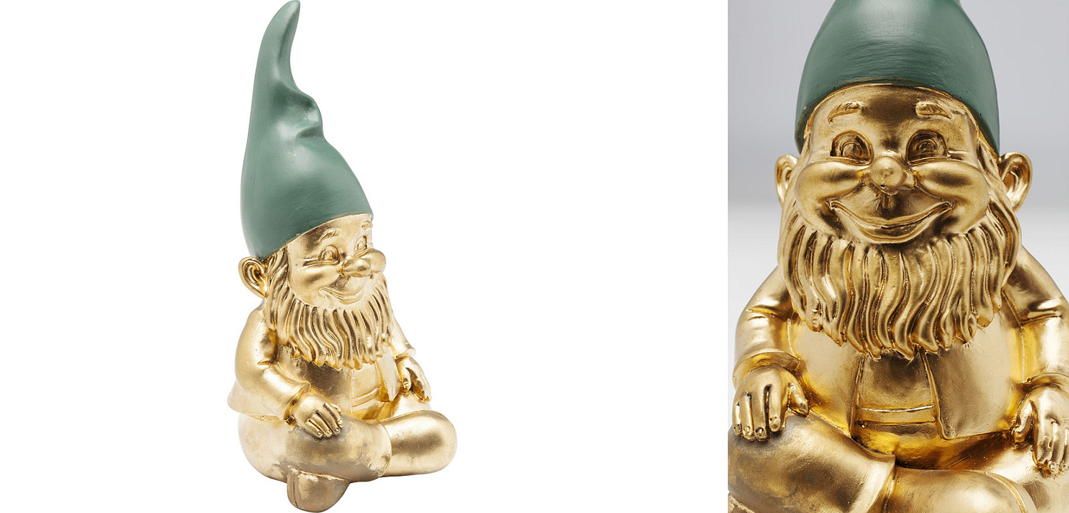 Статуэтка Golden Sitting Gnome Статуэтка Golden Sitting Gnome - Loft-Concept в Орле