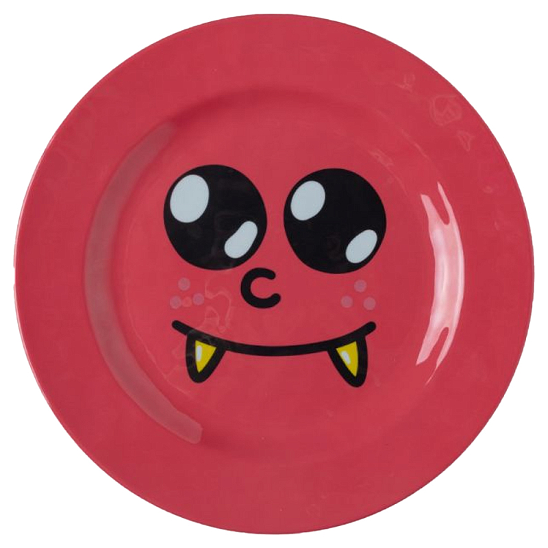 Тарелка Seletti Baby Gregorio Голубой Малиновый (Crimson) Тарелка Seletti Baby Gregorio Голубой Малиновый (Crimson) в Орле | Loft Concept