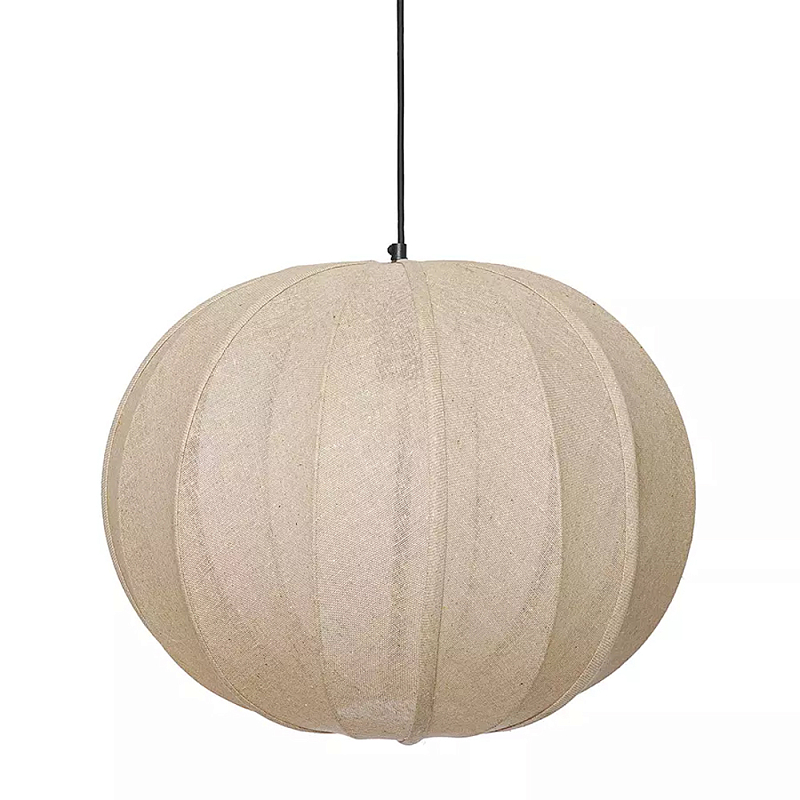 Подвесной светильник с бежевым тканевым абажуром Modern Textured Table Lamp Бежевый Подвесной светильник с бежевым тканевым абажуром Modern Textured Table Lamp Бежевый в Орле | Loft Concept