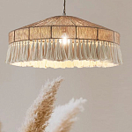 Люстра круглая плетеная с кисточками Dome Sun Glow варинант исполнения - 2 | Loft Concept в Орле