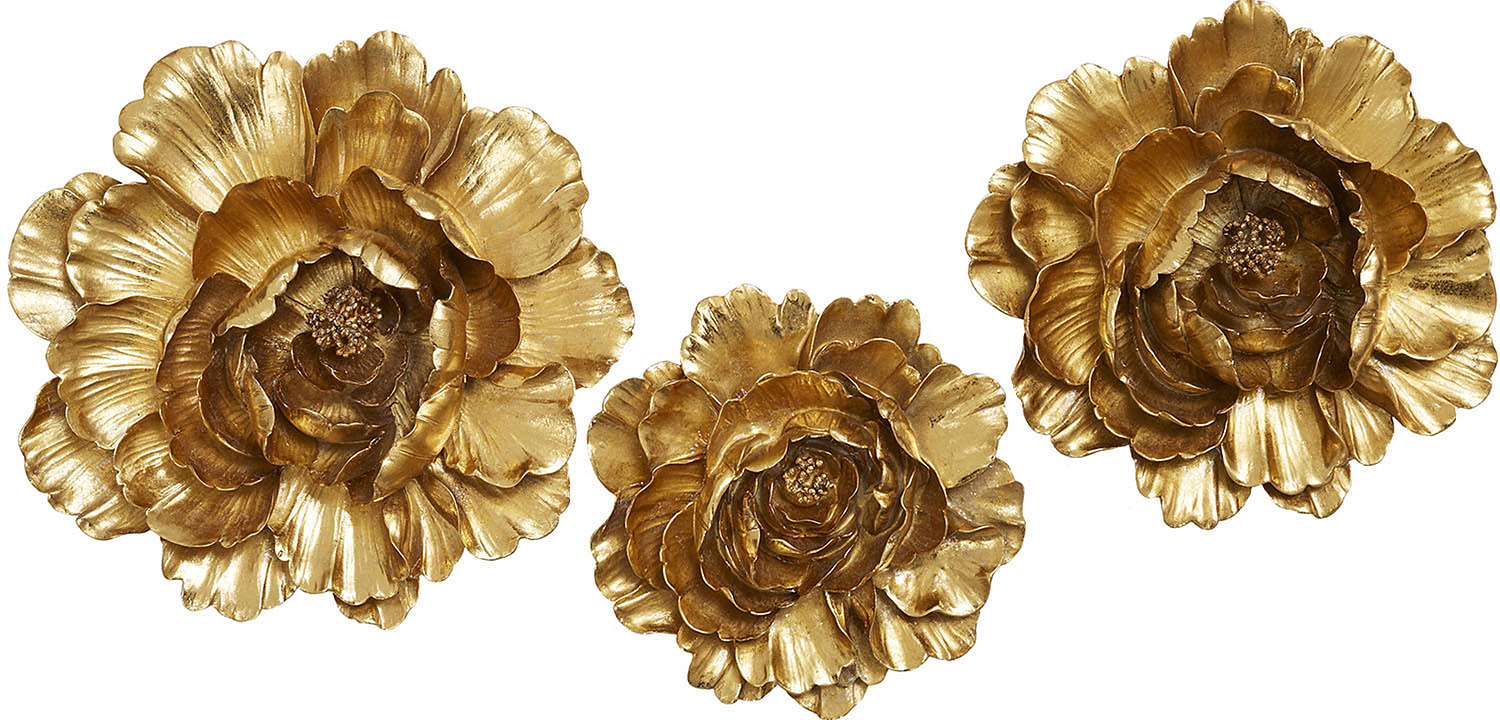 Аксессуар на стену Decor Flowers Rose Hip gold Аксессуар на стену Decor Flowers Rose Hip gold - Loft-Concept в Орле