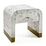 Тумбочка прикроватная Amo Bone Inlay Bedside Almond варинант исполнения - 4 | Loft Concept в Орле