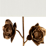 Бра с  каркасом в виде цветков розы и тканевым абажуром Flowers and Fox Roses варинант исполнения - 2 | Loft Concept в Орле