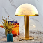 Настольная лампа c абажуром в форме купола из натурального камня  Heavenly Harmony варинант исполнения - 3 | Loft Concept в Орле