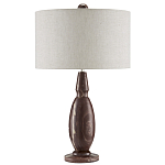 Настольная лампа из мрамора с тканевым абажуром Seductress варинант исполнения - 3 | Loft Concept в Орле