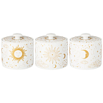 Чайный сервиз из фарфора с рисунком звезд и созвездий на 6 персон 14 предметов Porcelain Astronomy Collection варинант исполнения - 2 | Loft Concept в Орле