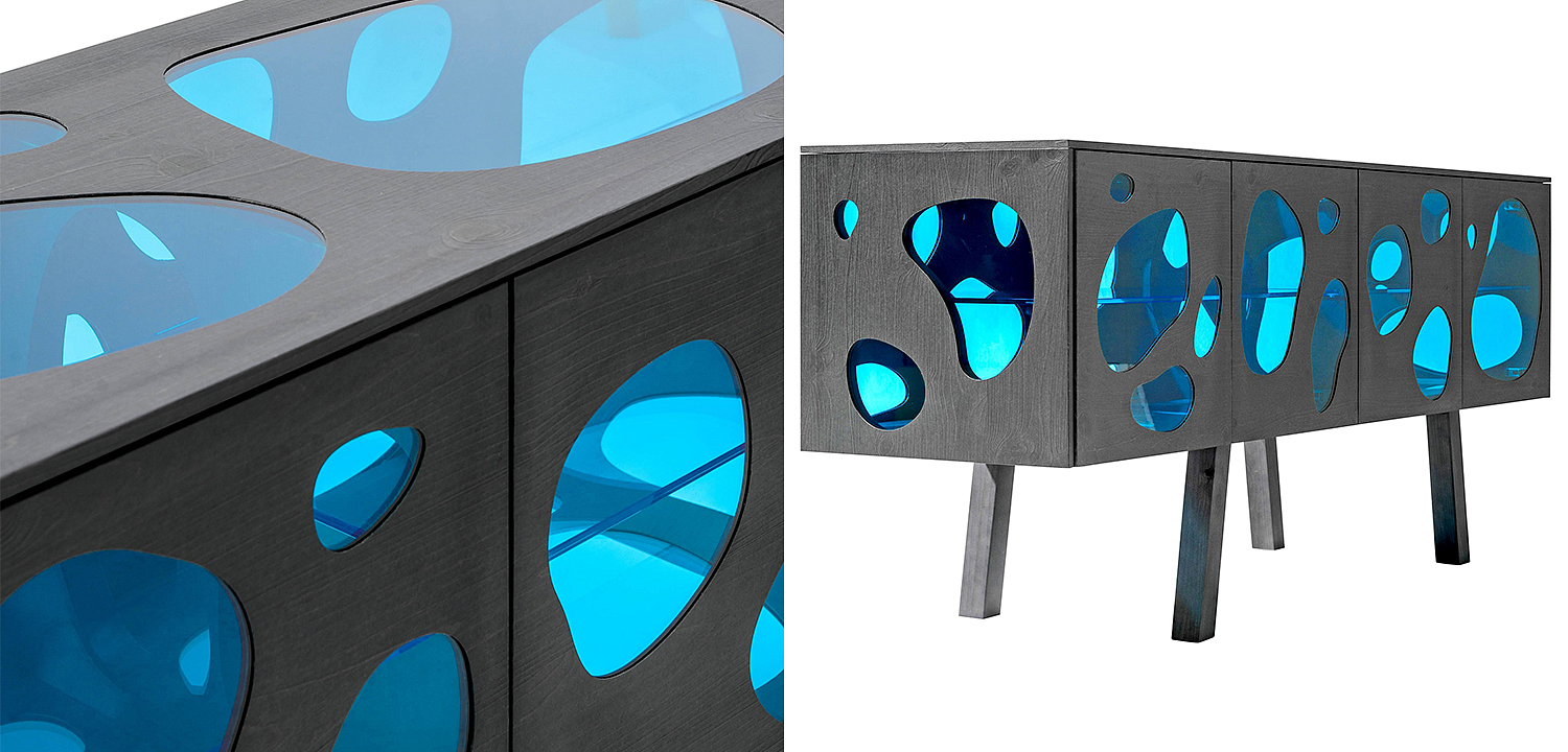 Комод Campana Brothers Sideboard Aquario Prototype Glass and Wood by BD Комод Campana Brothers Sideboard Aquario Prototype Glass and Wood by BD - Loft-Concept в Орле