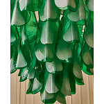 Люстра из стеклянных зеленых лепестков Petalled Illuminator варинант исполнения - 6 | Loft Concept в Орле
