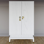 Платяной шкаф Elsa Dreams White с 2-мя фасадами варинант исполнения - 5 | Loft Concept в Орле