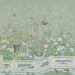 Обои ручная роспись Temple Newsam Mercury Grey варинант исполнения - 2 | Loft Concept в Орле