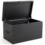 Деревянный сундук из массива манго Mango Chest Black варинант исполнения - 2 | Loft Concept в Орле