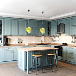 Подвесной светильник со стеклянном плафоном в форме бокала Kaleido варинант исполнения - 33 | Loft Concept в Орле