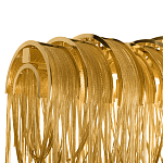 Люстра подвесная с металлическими цепочками и изогнутыми металлическими дугами 72 см Atlantis Chain варинант исполнения - 20 | Loft Concept в Орле