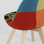 Стул с обивкой в стиле пэчворк Arvika варинант исполнения - 6 | Loft Concept в Орле