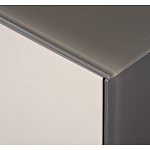 Комод со стеклянной столешницей и с выдвижными ящиками Minimalist Accent варинант исполнения - 3 | Loft Concept в Орле