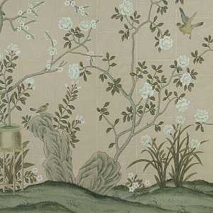 Обои ручная роспись Askew Lead Grey