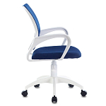 Офисное кресло с основанием из белого пластика Desk chairs Blue варинант исполнения - 3 | Loft Concept в Орле