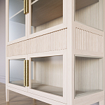 Витрина Primo со стеклянными фасадами и 2 ящиками Светлый дуб варинант исполнения - 5 | Loft Concept в Орле