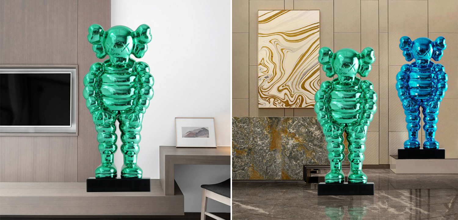 Статуэтка KAWS Bowed Down Green on stand Статуэтка KAWS Bowed Down Green on stand - Loft-Concept в Орле