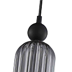 Подвесной светильник с рифленым стеклянным плафоном цилиндрической формы ARTICOLO варинант исполнения - 2 | Loft Concept в Орле