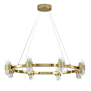 Люстра Crystal Ring Chandelier Brass
