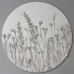 Панно Серые цветы варинант исполнения - 1 | Loft Concept в Орле