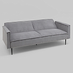 Диван современный вельветовый прямой Worcester Серый варинант исполнения - 4 | Loft Concept в Орле