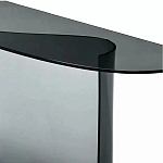 Консоль дымчатого цвета с изогнутым основанием Arabesque варинант исполнения - 1 | Loft Concept в Орле