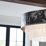 Люстра круглая с подвесками из текстурированного стекла молочного цвета Hinkley варинант исполнения - 7 | Loft Concept в Орле