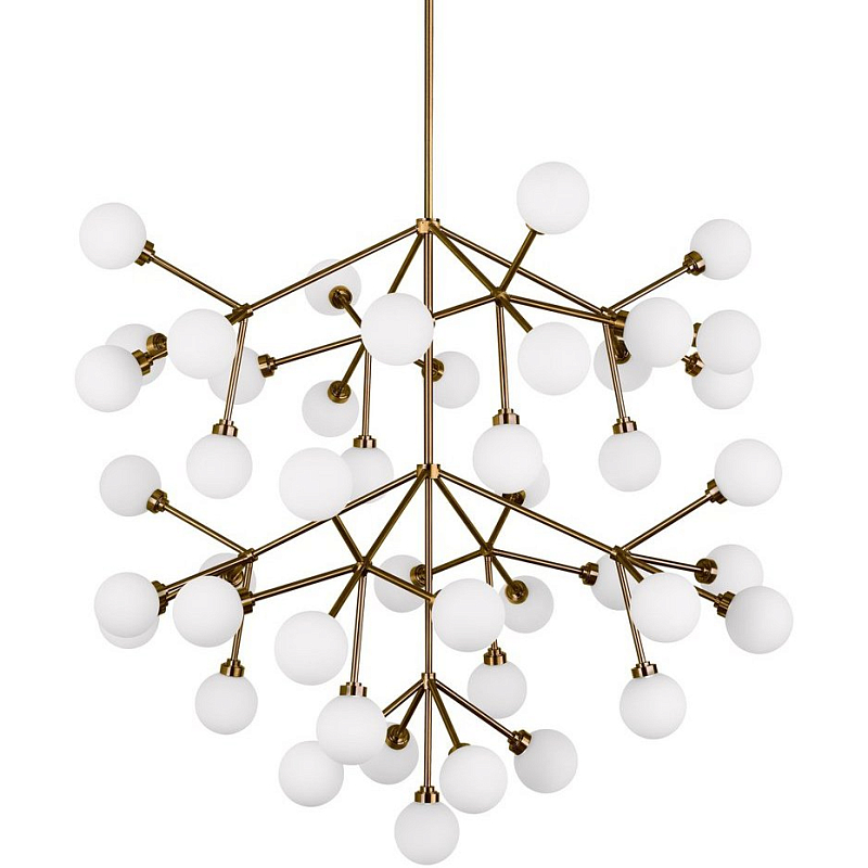 Люстра Tech Lighting Mara Grande Chandelier Золотой Белый Люстра Tech Lighting Mara Grande Chandelier Золотой Белый в Орле | Loft Concept