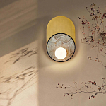 Бра с каменным диском в металлической раме Sandstone Painting варинант исполнения - 5 | Loft Concept в Орле