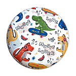Пуф детский круглый с принтом Dinosaurs CHILDHOOD варинант исполнения - 3 | Loft Concept в Орле