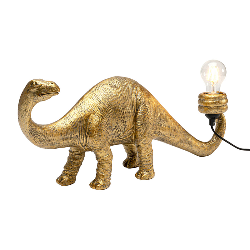 Настольная лампа для детской Золотой Динозавр  Золотой в Орле | Loft Concept 