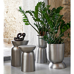 Приставной стол из алюминиевого сплава Meskill Side Table варинант исполнения - 9 | Loft Concept в Орле