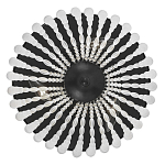 Потолочный светильник круглый с стеклянными бусинами Uniformity варинант исполнения - 1 | Loft Concept в Орле