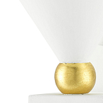 Бра с бело-золотыми плафоном в форме конуса Light Source варинант исполнения - 1 | Loft Concept в Орле